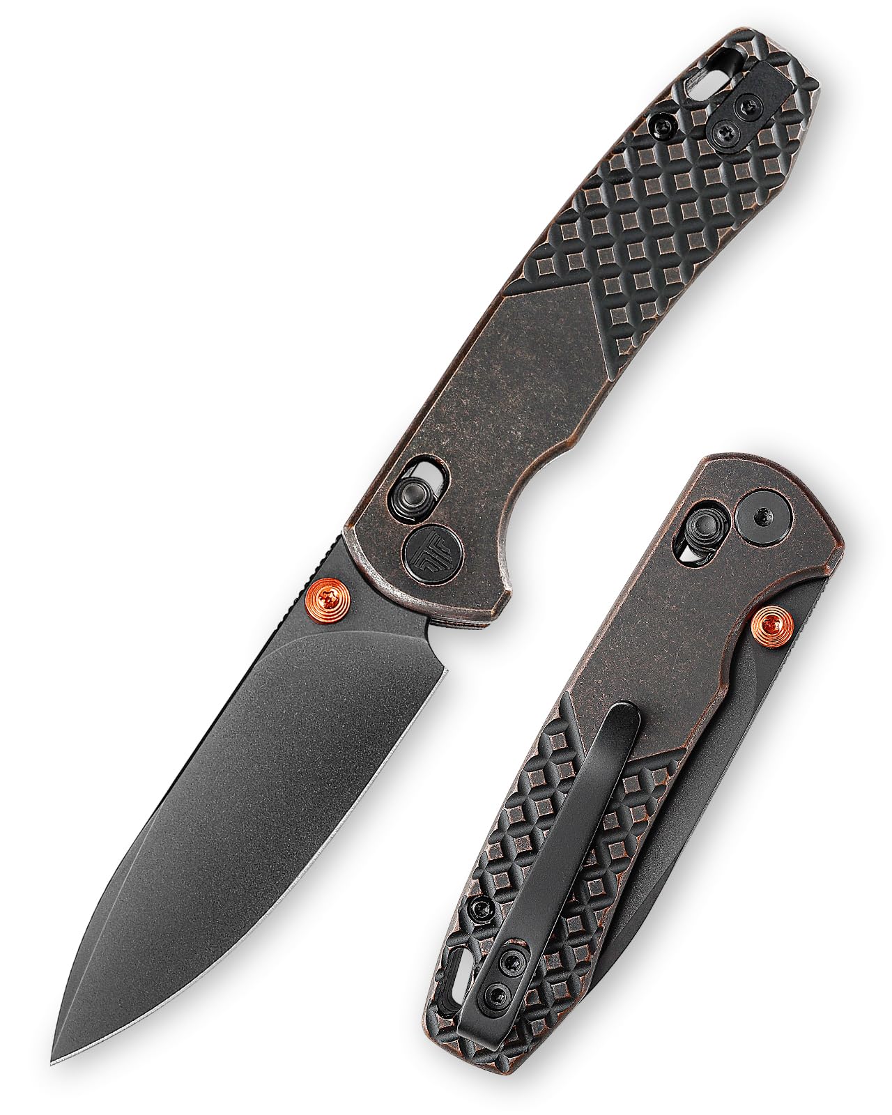 Amazon.com : TRIVISA EDC Folding Pocket knife with Clip for Men